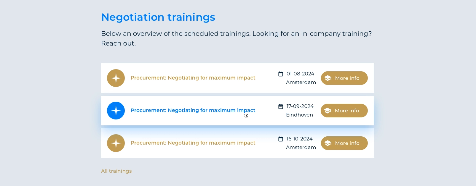 Negotiation Navigator Trainingen - Stoere Binken Design)